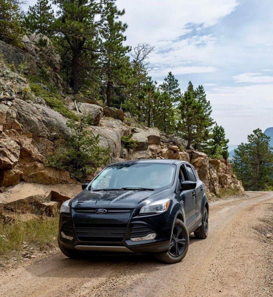 2021 Ford Escape outside mountain view